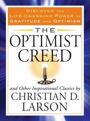The Optimist Creed - ebook